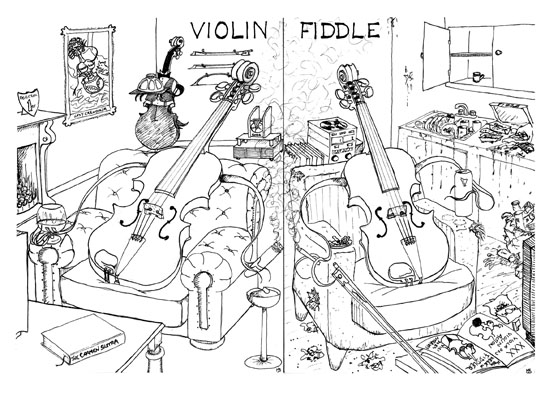 What&#039;s the difference between a violin and a fiddle?