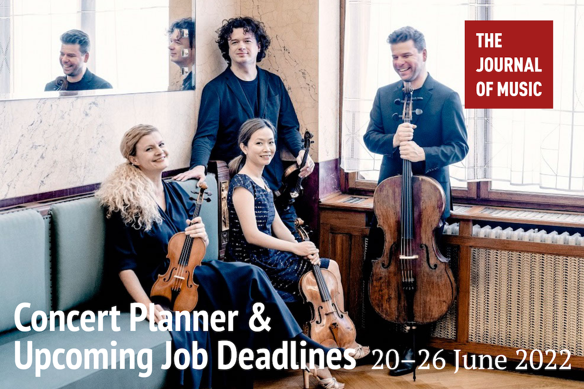Concert Planner &amp; Upcoming Job Deadlines (20–26 June 2022)