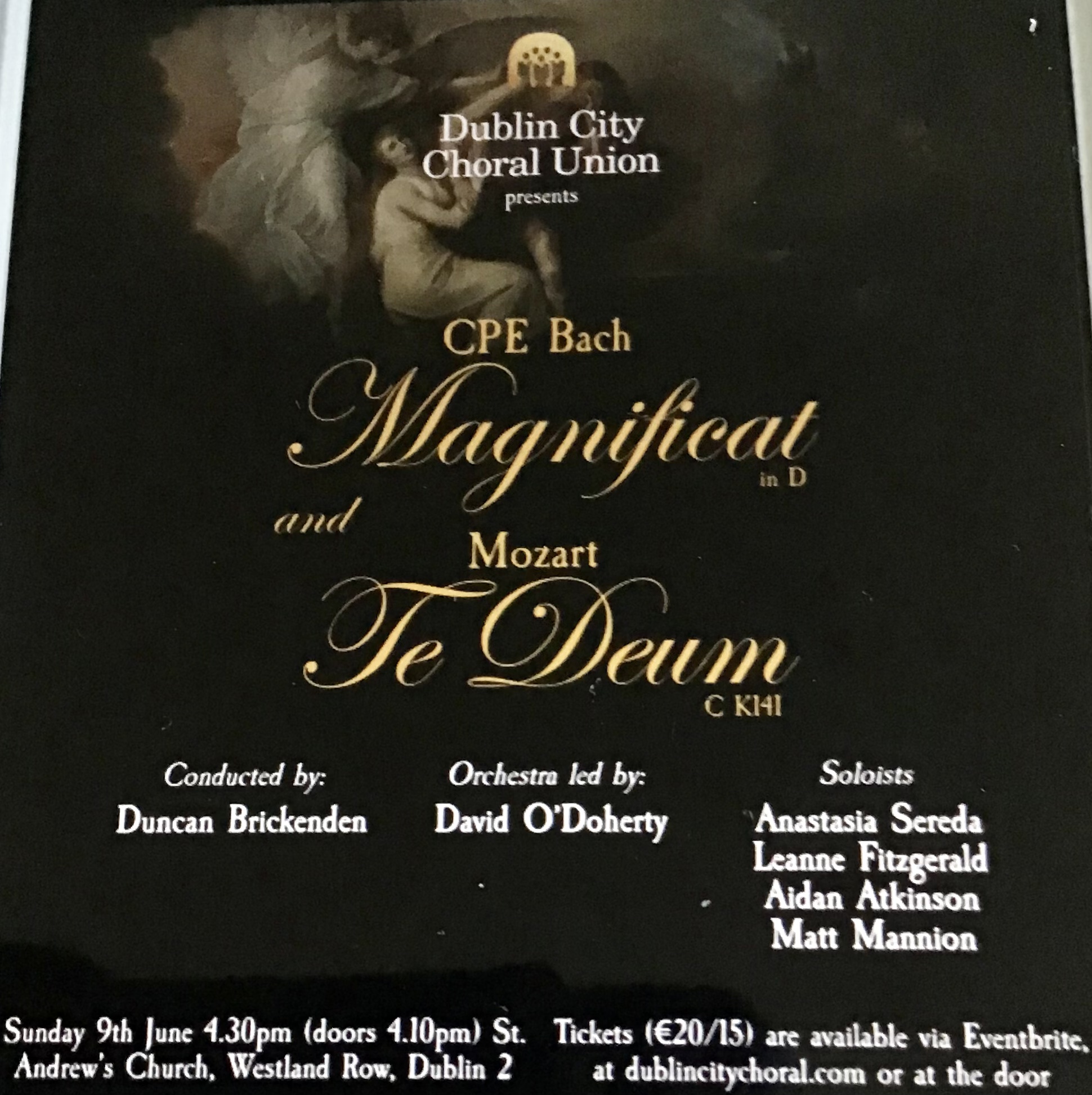 CPE Bach Magnificat and Mozart Te Deum