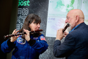 Matt Molloy Joins Cady Coleman for Launch of Space Exploration Stamps