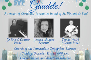 Gaudete - A Concert of Christmas favourites in aid of St. Vincent de Paul 