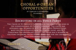 Auditions: St Canice&#039;s Cathedral Choir