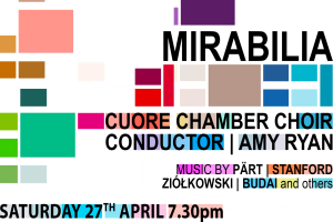 Cuore Spring Concert: Mirabilia