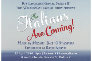 Dun Laoghaire Choral Society presents The Italians Are Coming!