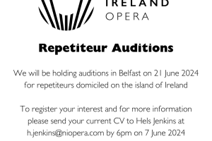 Auditions for Repetiteurs