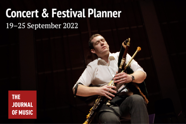 Concert &amp; Festival Planner (19–25 September 2022)