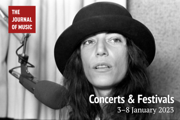 Concerts &amp; Festivals (3–8 January 2023)
