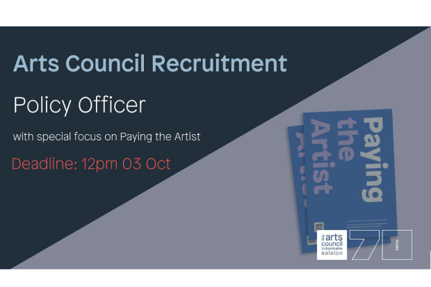 Policy Officer (with special focus on Paying the Artist)