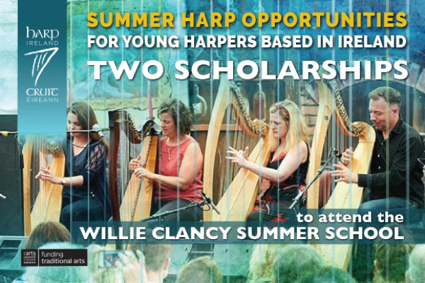 Harp Ireland Scoil Samhraidh Willie Clancy Scholarship 2023 