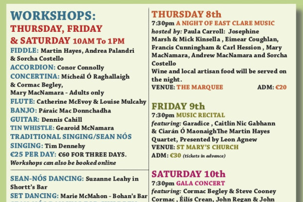 A Night of East Clare Music