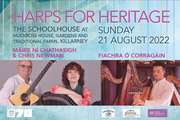 Harps for Heritage at The Schoolhouse Muckross