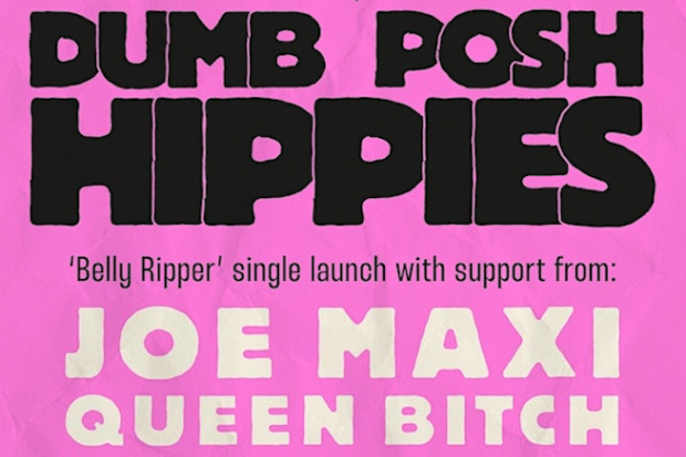Dumb Posh Hippies with support from Joe Maxi and Queen Bitch