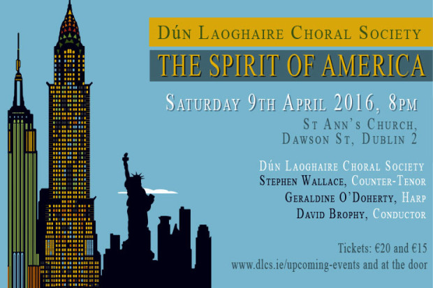 Dun Laoghaire Choral Society presents The Spirit of America